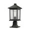 Z-Lite Portland 1 Light Outdoor Pier Mount Light, Oil Rubbed Bronze And Clear Seedy 531PHMR-533PM-ORB - alternate 6